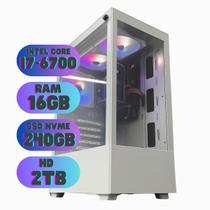 Pc Computador Cpu I7, 16gb RAM, SSD 240gb, HD 2tb