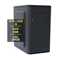 Pc Computador Cpu Intel Core I5 2400 Ssd 240gb Memória 8gb