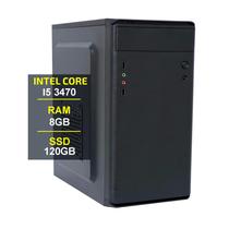 Pc Computador Cpu Intel Core I5 3470 Memoria 8gb Ssd 120gb