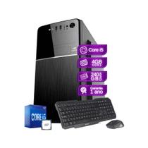 PC Computador CPU Intel Core i5 4GB Memória ram SSD 240GB - PC Master