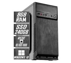Pc Computador Cpu Intel Core I5 / 8GB Memória Ram / Ssd 240GB M2 NVME - Windows 10 Pro