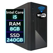 Pc Computador Cpu Intel Core I5 + Ssd 240gb, 8gb Memória Ram