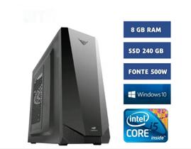 Pc Computador Cpu Intel Core I5 + Ssd 240gb, 8gb Memória Ram - WINDOWS 10