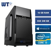 Pc Computador Desktop Cpu Intel Core intel i5 Placa mãe B75 16 GB Ssd 240 Gb wifi