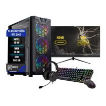 Pc Computador Gamer Completo I5 10 16Gb Ssd 500Gb Rtx 2060