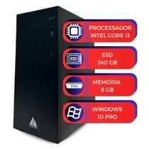 Pc Computador I3 Multipc 8gb Ram 240 Ssd Win10 Pro Office