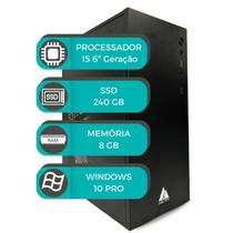Pc Computador I5 6400 8GB DDR4 240 SSD 6Geração Win10 Pro