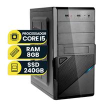Pc Computador Intel Core I5 3ª Geração, 8gb Memória Ram, Ssd 240gb
