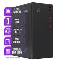 PC Computador Mancer, Intel Core i7, 8GB DE RAM, SSD 240GB