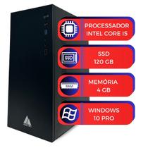 Pc Computador MultiPc Intel I5 4GB DDR 3 RAM 120SSD Win10Pro