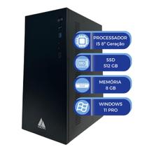 Pc Computador MultiPc Intel I5 8ª Geração Memória 8G SSD 512 GB Win11 Pro