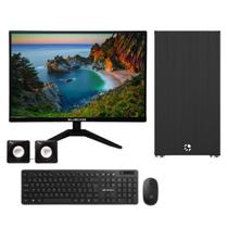 Pc cpu completo i5, 16gb ram ddr3, ssd nvme 256gb, 500w, wifi, monitor 19, teclado e mouse office