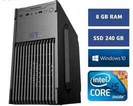 Pc Desktop Computador CPU Intel Core I5 / 8GB Memória RAM / Ssd 240GB