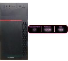 Pc Desktop Computador Intel I7 3770 16gb Ssd 1tb + Wifi