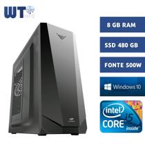 PC Desktop Cpu Computador Intel core i5 + placa B75 1155 + 16 GB + Ssd 240 Gb - WTINFOEQUIPAMENTOS