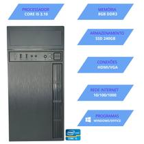 Pc Desktop Torre I5/ 8GB RAM/ HD SSD 240GB/ Pronta entrega Pc Desktop Torre I5/ 8GB RAM/ HD SSD 240GB/ Pronta entrega