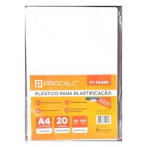 Pc-Fa420-Filme/Plast. 220X307Mm 125M , 20 Folhas Procalc