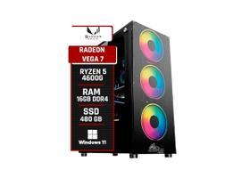 PC Gamer Alligator Shop AMD Ryzen 5 4600G / Memória 16GB (2x8GB) 3200Mhz / SSD 480GB