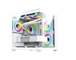 PC Gamer Alligator Shop AMD Ryzen 5 5600GT, Memória RAM 16GB DDR4, SSD 480GB, Vega 7 Branco White
