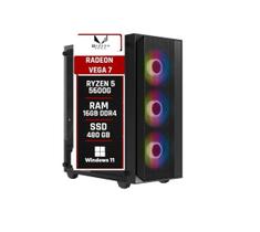 PC Gamer Alligator Shop AMD Ryzen 5 5600GT, RAM 16GB DDR4, SSD 480GB, Vega 7