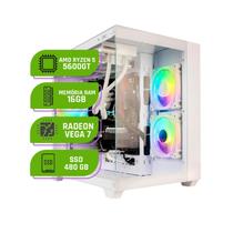 PC Gamer Alligator Shop AMD Ryzen 5 5600GT, WaterCooler 240MM, Memória RAM 16GB DDR4, SSD 480GB, Vega 7 Branco White PC Gamer Alligator Shop AMD Ryzen 5 5600GT, WaterCooler 240MM, Memória RAM 16GB DDR4, SSD 480GB, Vega 7 Branco White