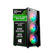 PC Gamer Alligator Shop Intel Core i7 3770, GeForce RTX 3050, Memoria 8GB DDR3, SSD 240GB