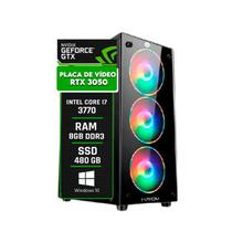 PC Gamer Alligator Shop Intel Core i7 3770, GeForce RTX 3050, Memoria 8GB DDR3, SSD 480GB