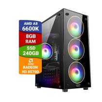 Pc Gamer Amd A8 6600k 16Gb Radeon Hd8570 Ssd 480Gb Monitor24