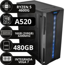 Pc Gamer Amd Ryzen 5 4600g 16gb Ddr4 3200mh Vega 7 Ssd 480gb