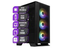 PC Gamer, AMD RYZEN 5 4600G, 16GB DDR4, SSD 240GB - Mjb Tech
