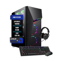 Pc Gamer Amd Ryzen 5 5600G 16Gb Ram Ddr4 Ssd 480Gb