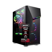 Pc Gamer AMD Ryzen 5 5600G Memória 16GB RAM DDR4 SSD 480GB Pc Gamer AMD Ryzen 5 5600G Memória 16GB RAM DDR4 SSD 480GB