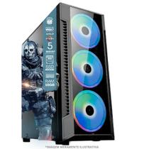 PC Gamer AMD Ryzen 5 5600GT, 16GB RAM, Placa de video Radeon Vega 7, SSD 480GB, Fonte 550W