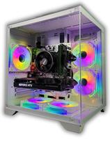 PC Gamer Aquario Branco Ryzen 5 5500 RTX 3060 16GB SSD 512GB Alto Desempenho e Estilo Exclusivo