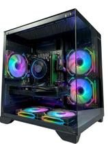 PC Gamer Aquario Preto ou Branco Ryzen 5 5500 Radeon RX 7600 8GB 16GB RAM SSD NVMe 500GB Windows 11 Pro