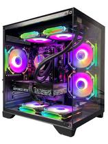 PC Gamer Aquario Preto ou Branco Ryzen 7 5700X RTX 5060 8GB 16GB RAM SSD NVMe 1TB Water Cooler Windows 11 Pro