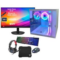 Pc Gamer Aquario White Completo I5 8 16Gb 480 Win11 Monitor