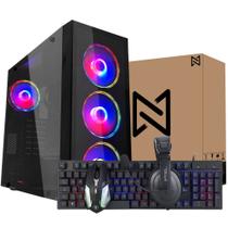 PC Gamer Ark Intel Core i7 2600 16GB GT 730 4GB SSD 120GB Linux Combo Gamer Headset + Teclado + Mouse Gamer