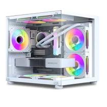 PC Gamer ARVEX Aquario Branco AMD Ryzen 5 5500, Geforce RTX 3050, Memória 16GB DDR4, SSD 480GB