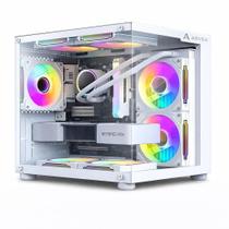 PC Gamer Arvex Branco AMD Ryzen 5 5500, Geforce RTX 5060 8GB, Memória 16GB DDR4, SSD 480GB