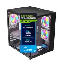Pc Gamer BluePC Intel Core I5 12400f (12ª Geração) 8gb Ddr4 Rtx 4060 8gb Ssd 480gb - Fonte 650w