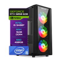 Pc Gamer BluePC Intel Core I5 9400f ( 9ª Geração ) 16gb Ddr4 Rtx 3050 6gb Ssd 480gb
