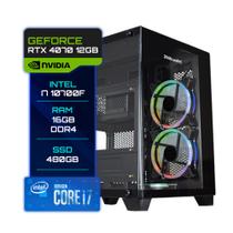 Pc Gamer BluePC Intel Core I7 10700f (10ª Geração) 16gb Ddr4 Rtx 4070 12gb Ssd 960gb - 650w