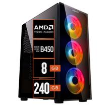PC Gamer BluePC Legacy - AMD Ryzen 5 5600GT, 8GB RAM, Radeon VEGA 7, SSD 240GB, Fonte 500W - PGBP-1003LEG