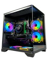 PC Gamer Branco ou Preto Intel i5 12400 RTX 5060 8GB GDDR7 32GB RAM SSD NVMe 1TB Gabinete Aquario 5 Fans Windows 11 Pro