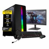 Pc Gamer Bravus i7 Gtx 1650 Memória 16GB HD 1TB SSD 120GB Pc Gamer Bravus i7 Gtx 1650 Memória 16GB HD 1TB SSD 120GB