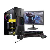 Pc Gamer Bravus Intel I7 Gtx 1050Ti 16Gb Hd 1Tb Ssd 120Gb
