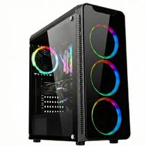 PC Gamer Competo 3Green LevelUp, AMD Ryzen 5, Radeon RX 560, 16GB DDR4, SSD 1TB,