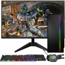 PC Gamer Completo 3green Smart, Intel Core i7, 16GB RAM, Geforce RTX 2060 6GB, SSD 512GB, Fonte 500W, Monitor LED 24", Kit Gamer - 3GS-0114SF