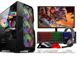 PC Gamer Completo Alligator Shop Intel i7 3770, GeForce RTX 3050, Memoria 16GB DDR3, SSD 480GB, Monitor 20 Polegadas